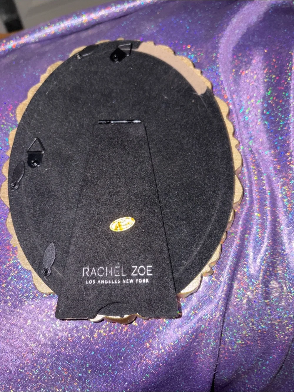 Rachel Zoe Gold Roses Picture Frame